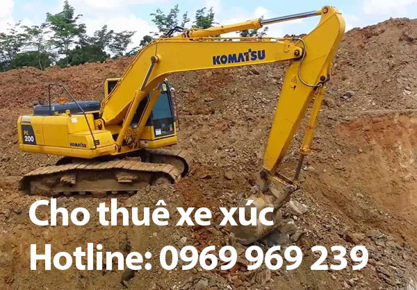 Cho thuê xe xúc