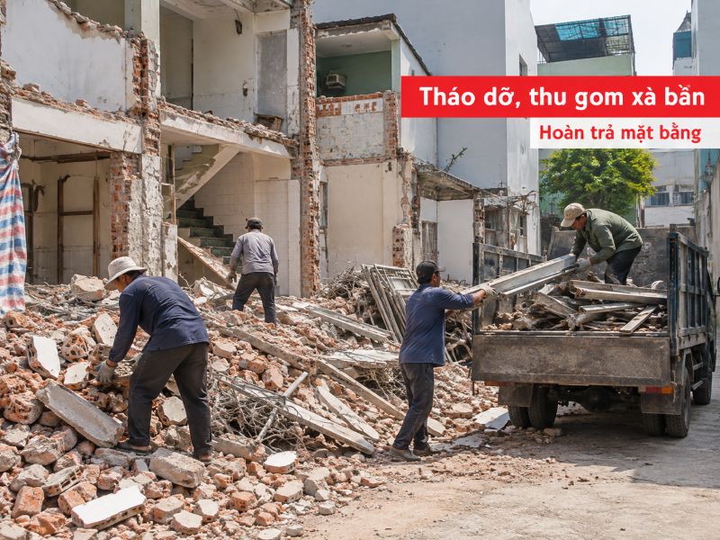 Thu mua xác nhà cũ trọn gói giá cao tại TPHCM