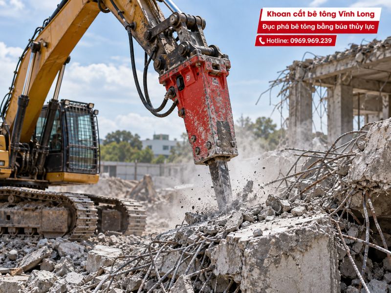 Dịch vụ khoan cắt bê tông Vĩnh Long