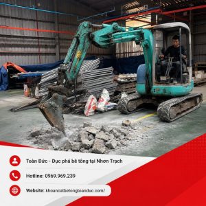 Đục phá bê tông giá rẻ tại Nhơn Trạch