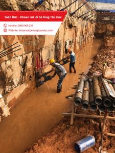 Khoan rút lõi bê tông tại Thủ Đức