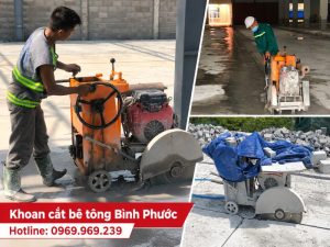 Dịch vụ khoan cắt bê tông Bình Phước
