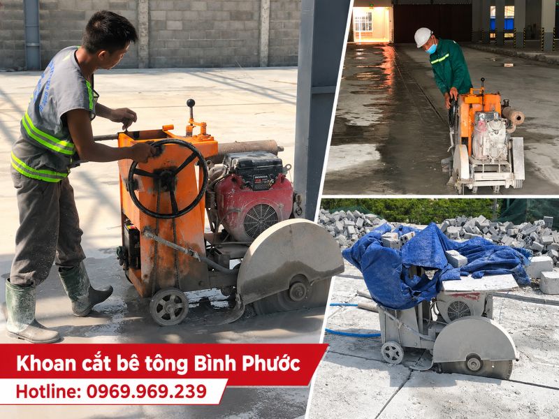 Dịch vụ khoan cắt bê tông Bình Phước