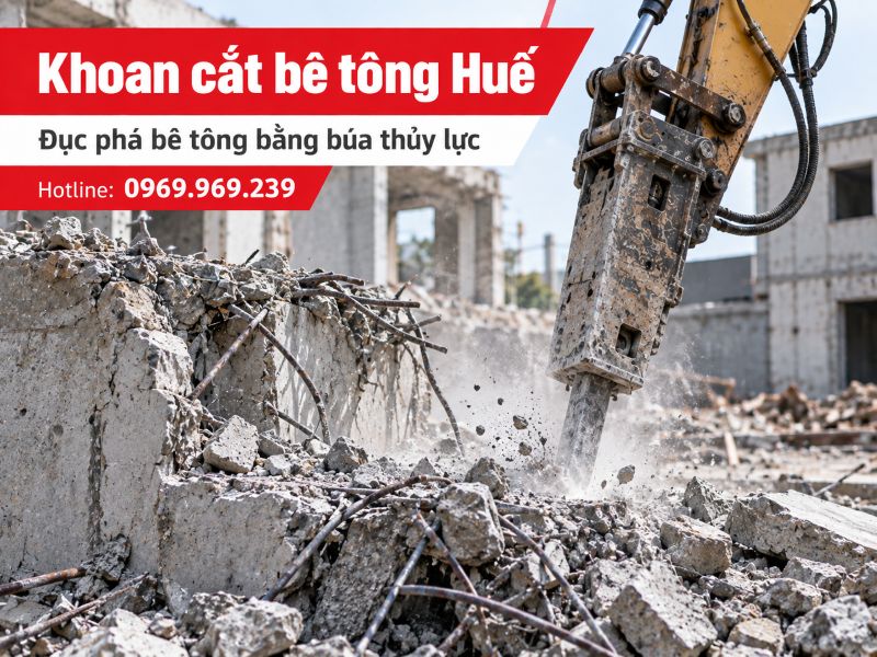 Khoan cắt bê tông Huê