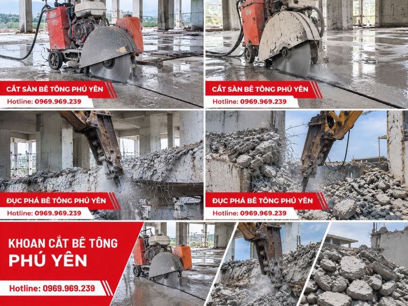 Khoan cắt bê tông Phú Yên
