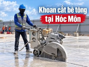 Khoan cắt bê tông tại Hóc Môn