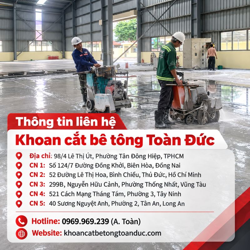 Liên hệ khoan cắt bê tông toàn đức