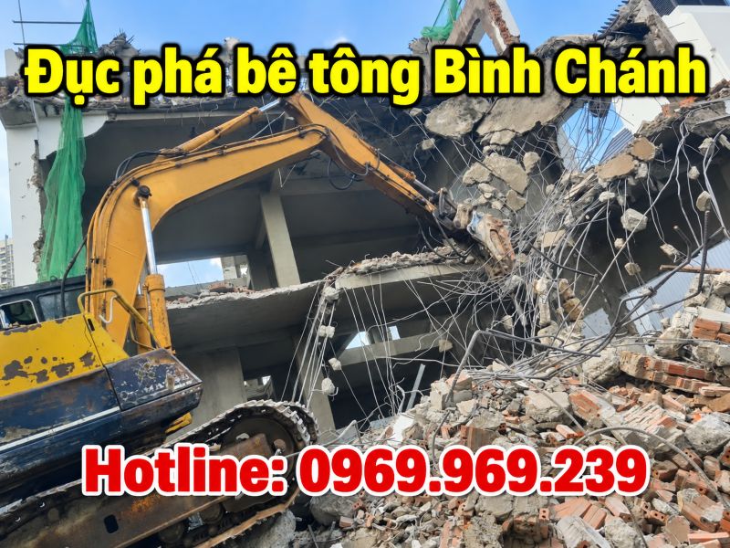 Dịch vụ đục phá bê tông Bình Chánh