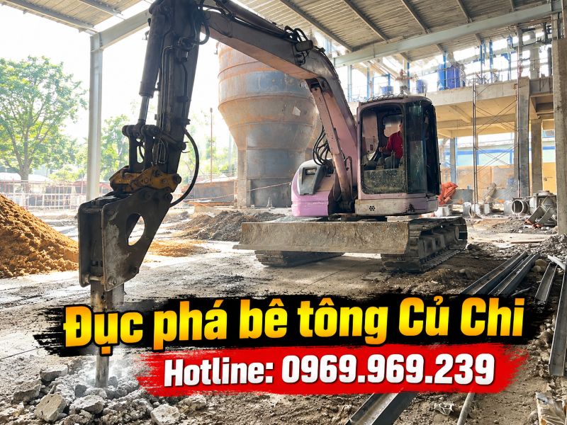 Dịch vụ đục phá bê tông Củ Chi