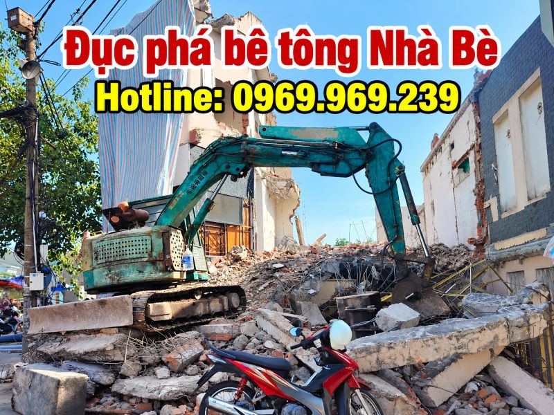 Dịch vụ đục phá bê tông Nhà Bè