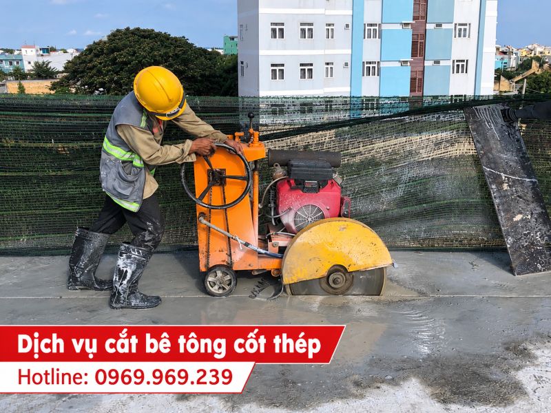 Dịch vụ cắt bê tông cốt thép