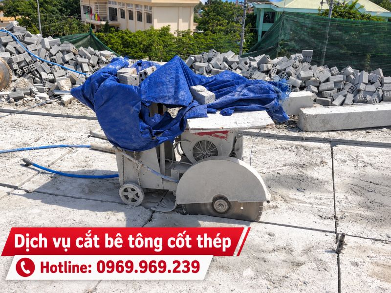 Dịch vụ cắt bê tông cốt thép