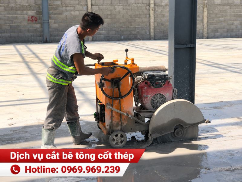 Dịch vụ cắt bê tông cốt thép