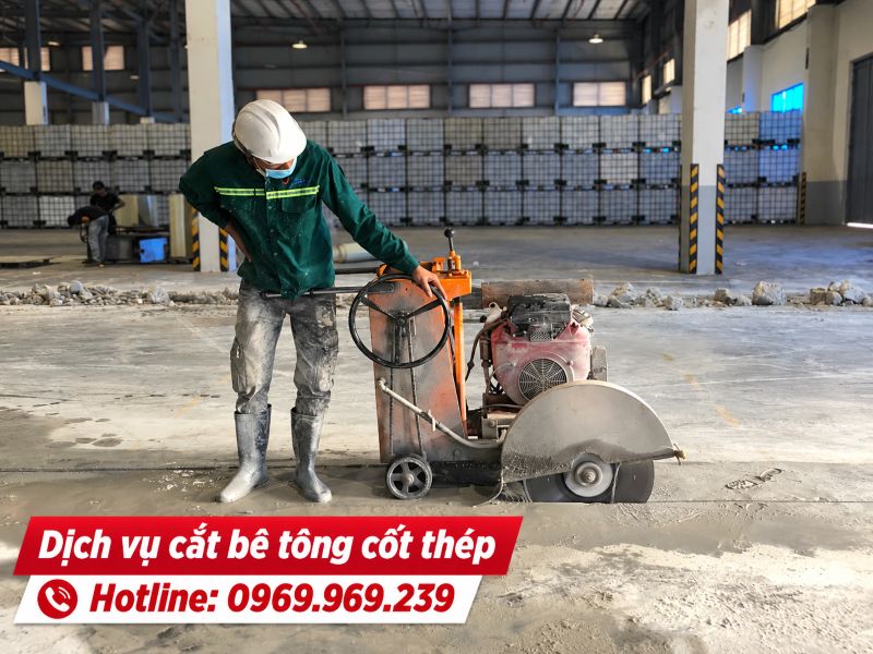 Dịch vụ cắt bê tông cốt thép
