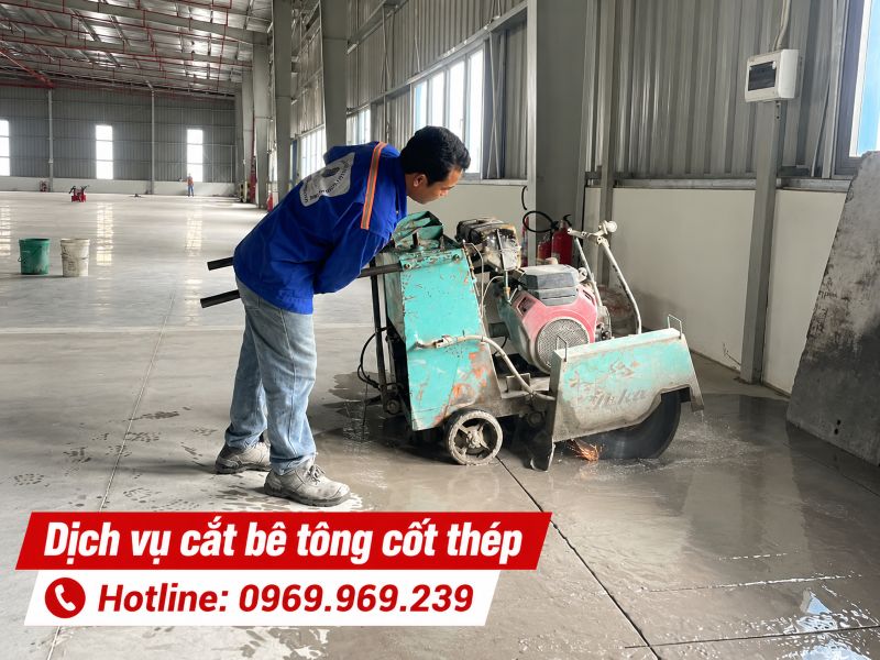 Dịch vụ cắt bê tông cốt thép